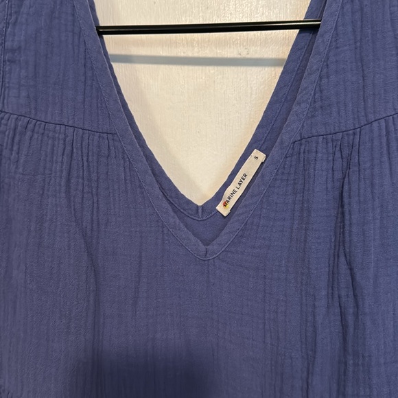 Marine Layer Corinne Double Cloth Maxi Dress - Picture 2 of 4